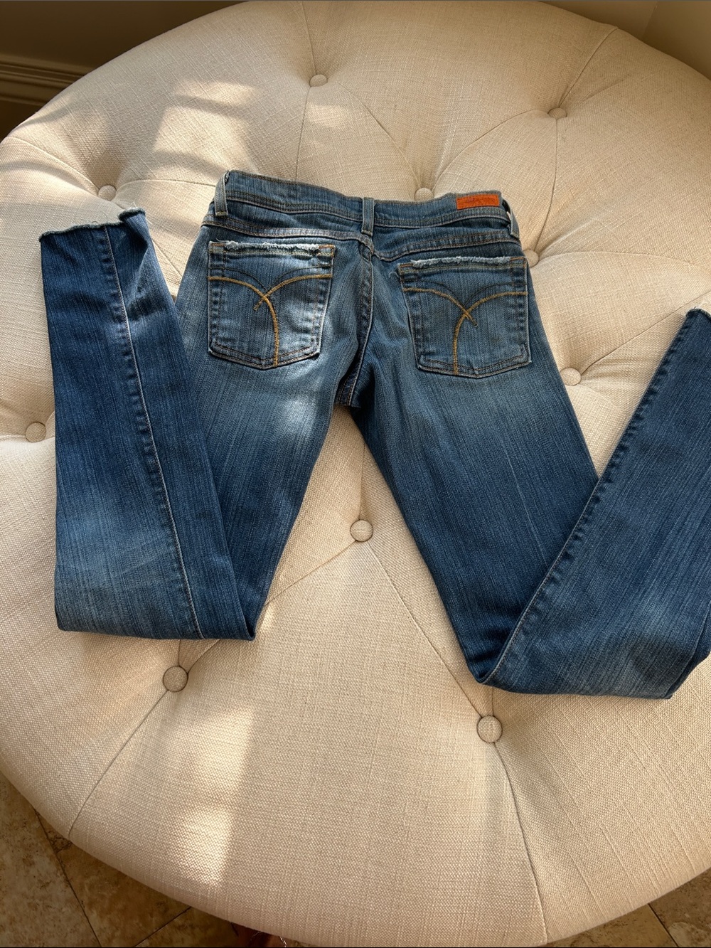 Classic Women's Blue Denim Skinny Jeans
